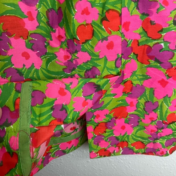 NWT Vintage 1960s bright floral dress by Forman and Gumner size 16 - Picture 7 of 8